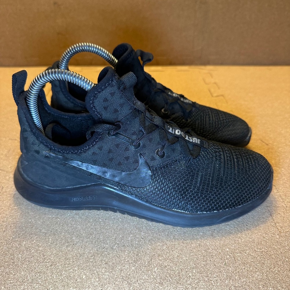 Nike Free‎ TR 8 Womens Training Shoes Black Just Do It 942888-002 Size 6.5